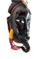 Afrikaanse Guro masker met vogel – Ivoorkust, Verzenden
