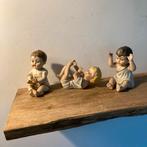 Vintage Biscuit Gebakken Baby Beeldjes - Set van 3, Ophalen of Verzenden