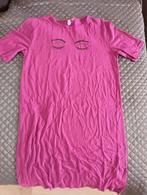Roze T-shirt Jurk met Oogopdruk, Paars, Ophalen of Verzenden, Zo goed als nieuw, Maat 36 (S)