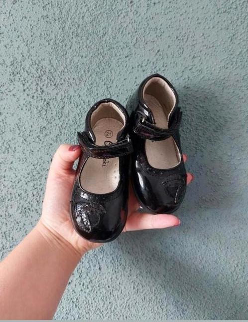 Lakschoentjes zwart maat 21 zgan, Kinderen en Baby's, Babykleding | Schoentjes en Sokjes, Zo goed als nieuw, Meisje, Schoentjes