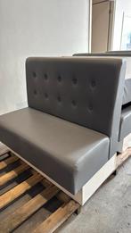 Moderne Bankjes - Set van 6 stuks - Grijs/Wit Design, Ophalen of Verzenden, Minder dan 150 cm