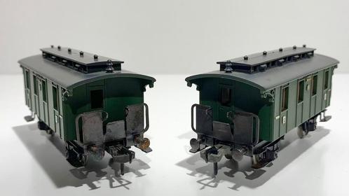 FLM: 1400 set van VINTAGE 2 DRG 2e klas rijtuigen voor H0-sp, Hobby en Vrije tijd, Modeltreinen | H0, Gebruikt, Wagon, Gelijkstroom