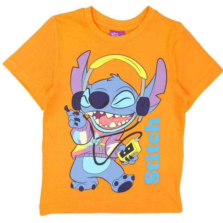 Stitch T-shirt - Disney - Maat 98 - 104 - 110, Kinderen en Baby's, Kinderkleding | Maat 110, Nieuw, Jongen of Meisje, Shirt of Longsleeve