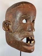 250888 Zeldzaam oud Afrikaans SUKUMA masker uit Tanzania, Antiek en Kunst, Ophalen of Verzenden