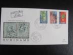 Suriname eerste dag van uitgifte -100 JAAR POSTZEGELS fdc-E1, Postzegels en Munten, Ophalen of Verzenden, Onbeschreven, Rest van de wereld