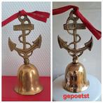 Koperen/messing/brons tafelbel met anker, Antiek en Kunst, Antiek | Koper en Brons, Ophalen of Verzenden, Koper
