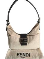 Fendi Baguette Vintage Canvas Beige – Iconisch Model, Ophalen of Verzenden, Zo goed als nieuw, Beige