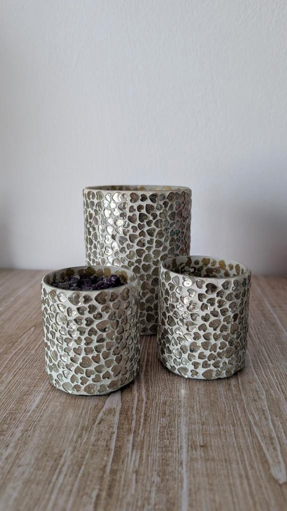 Rivera Maison Kaarsenhouders Set, Huis en Inrichting, Woonaccessoires | Kandelaars en Kaarsen, Zo goed als nieuw, Kandelaar, Minder dan 25 cm