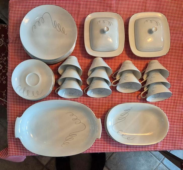 Vintage Spenzo Sagitta Bavaria Servies, Antiek en Kunst, Antiek | Servies compleet, Ophalen