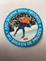 Sticker Ard Schenk (schaatser), Verzamelen, Stickers, Sport, Zo goed als nieuw, Verzenden