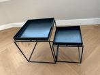 Hay tray tables set van 2, Huis en Inrichting, Tafels | Bijzettafels, Ophalen of Verzenden