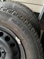 Stalen velgen met goede Continental winterbanden steek 5x112, Ophalen of Verzenden, Gebruikt