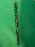 NIEUW! Toverstaf bruin/goud 28 cm lang BIEDEN, Ophalen of Verzenden, Nieuw, Overige typen