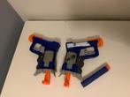 2x Nerf Mini Pistolen, Ophalen of Verzenden, Zo goed als nieuw