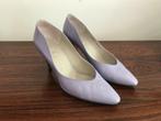 Retro pumps hakken lila met goudkleurige hak mt 37, Kleding | Dames, Schoenen, Pumps, Overige kleuren, Gedragen, Bruno Magli