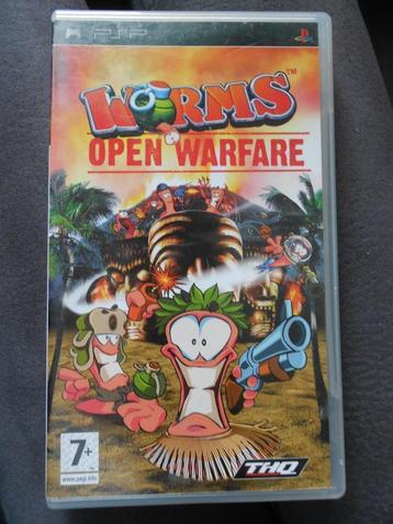 PSP spel WORMS open warfare beschikbaar voor biedingen