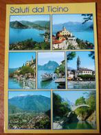 Ansichtkaart Zwitserland Saluti Dal Ticino 20107, Ophalen of Verzenden, Overig Europa