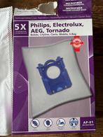 Stofzuigerzakken AP-01 microfiber  Philips, AEG, Electrolux, Ophalen of Verzenden, Nieuw