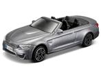 Bburago	BMW M4 Cabrio grijs Street Fire 1/43 1:43, Ophalen of Verzenden, Nieuw, Auto, Overige merken