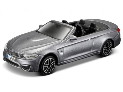 Bburago	BMW M4 Cabrio grijs Street Fire 1/43 1:43, Hobby en Vrije tijd, Modelauto's | 1:43, Nieuw, Auto, Overige merken, Ophalen of Verzenden