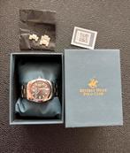 Beverly Hills-polo club horloge, Ophalen of Verzenden, Zo goed als nieuw, Staal, Overige merken