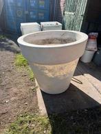 Bloempot groot., Steen, Minder dan 30 cm, Rond, Ophalen of Verzenden