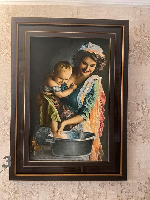 ‌ Uniek Handgemaakt Perzisch Schilderij, Antiek en Kunst, Kunst | Schilderijen | Klassiek, Ophalen