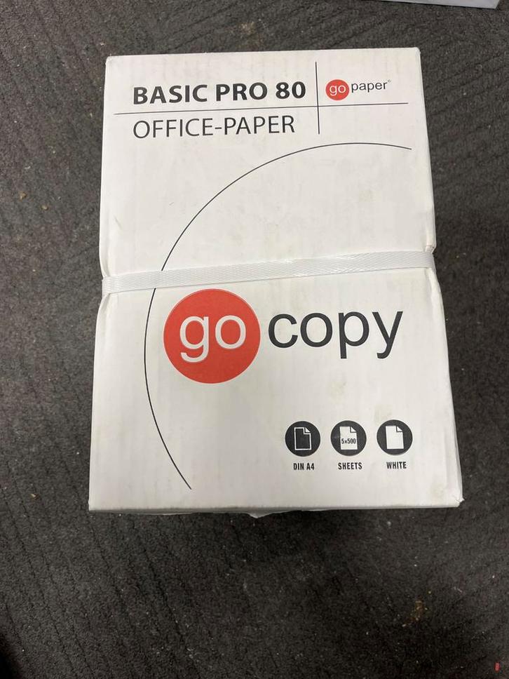 Go Copy Basic Pro 80 A4 Papier - 5x500 Vel, Diversen, Papierwaren, Ophalen of Verzenden