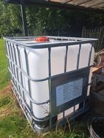 IBC vat 600 liter met kunststof pallet en kraan, Tuin en Terras, 150 liter of meer, Ophalen, Zo goed als nieuw, Kunststof