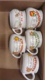 Soepkommen soep van de dag., Ophalen of Verzenden, Aardewerk, Overige stijlen, Kom(men)