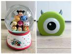Disney Tsum globe Mickey Stitch Marie Chesire Cat Pluto set, Ophalen, Mickey Mouse, Nieuw, Beeldje of Figuurtje