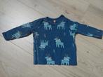 Lief shirtje met rendieren, Hema mt 68, Jongetje of Meisje, Ophalen of Verzenden, Zo goed als nieuw, Hema
