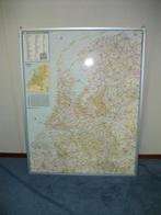 Nederland, Europa en postcode kaart, Boeken, Atlassen en Landkaarten, Ophalen