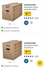 Ikea Verhuisdozen, Ophalen, Gebruikt, Overige materialen, Minder dan 50 cm