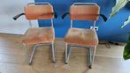 Originele Gispen stoelen type 102H (2x), Huis en Inrichting, Ophalen, Gebruikt, Twee, Overige kleuren