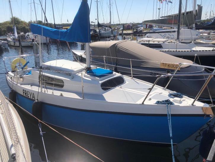 Mooiste Kievit 22/680, uniek interieur, motor met garantie, Watersport en Boten, Kajuitzeilboten en Zeiljachten, Zo goed als nieuw