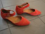 Speelse oranje suede pumps THINK! 40 Snazzeys, Oranje, Zo goed als nieuw, Pumps, Verzenden