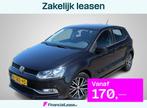 Volkswagen Polo 5Drs 1.0 Allstar Clima Stoelverwarming Donke, Auto's, Volkswagen, Stof, Zwart, Bedrijf, Handgeschakeld