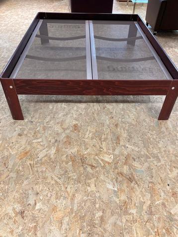 Te koop Senioren Auping  Auronde 160 x200 kleur mahonie beschikbaar voor biedingen