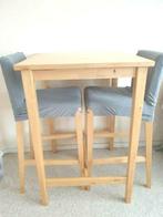 ikea bar set, Tuin en Terras, Tuintafels, Ophalen of Verzenden, Zo goed als nieuw, Rechthoekig, Hout