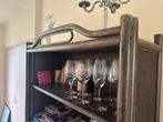Vintage kast met bamboe en rotan, Ophalen of Verzenden