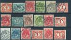 Langebalk stempels w.o. Bergen op Zoom, Bussum Baarn (9279), Verzenden, T/m 1940, Gestempeld