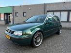 Nette Volkswagen Golf 1.6 sr 74KW 1999 Groen 5drs apk 5-2026, 4 cilinders, 100 pk, 49 €/maand, Handgeschakeld