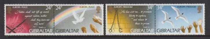 TSS Kavel 170082 Gibraltar Pf Europa minr 710-713, Postzegels en Munten, Postzegels | Europa | UK, Postfris, Ophalen