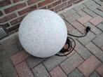 Shinestone lamp bol 40cm steenlook, Tuin en Terras, Nieuw, Minder dan 50 watt, Waterbestendig, Netvoeding