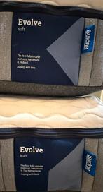 2x Auping Evolve Matras (Soft) + Auping Bodem en poten, 100 cm, Tweepersoons, Ophalen of Verzenden, Zo goed als nieuw