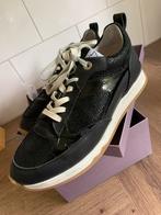 Floris van Bommel zwarte dames sneakers maat 40 1/2 Sport G, Ophalen of Verzenden, Zo goed als nieuw, Zwart, Sneakers of Gympen