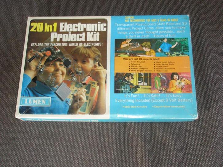 Lumen 20in1 Electronic Project Kit experimenteerdoos, Hobby en Vrije tijd, Elektronica-componenten, Zo goed als nieuw, Ophalen of Verzenden