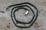Groene Jade Staafjes Collier, Verzenden, Overige materialen, Ketting, Met edelsteen