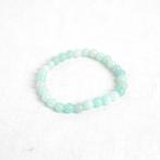 Amazoniet armband 6mm kraal, Met kristal, Blauw, Nieuw, Ophalen of Verzenden